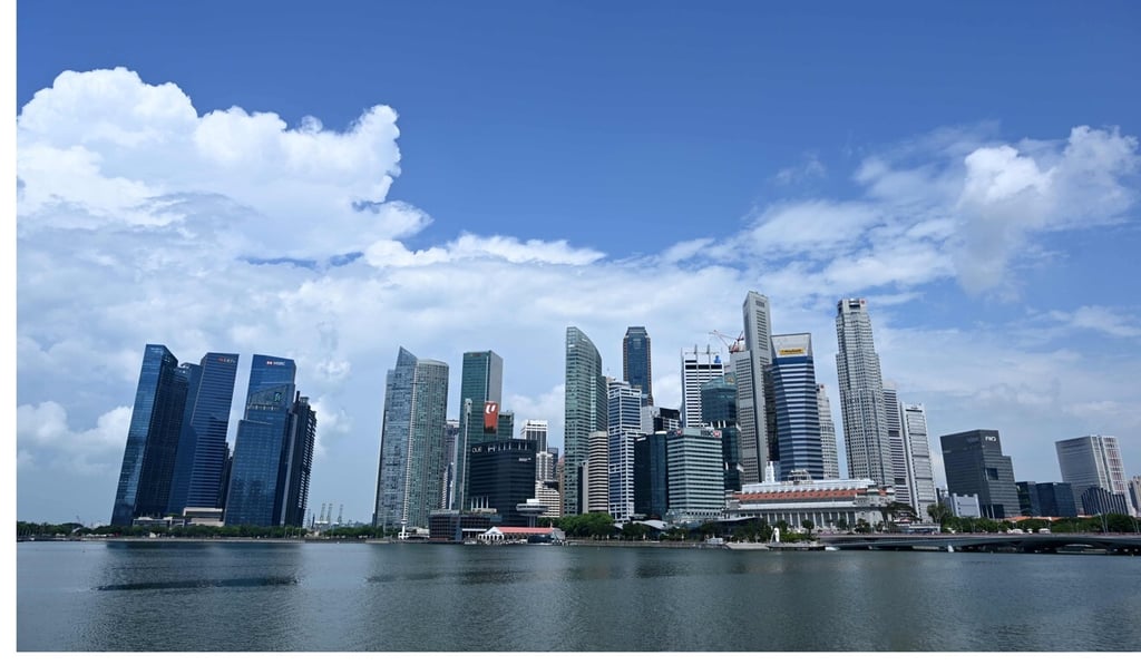 The Singapore skyline is seen across Marina Bay. Photo: AFP The Singapore skyline is seen across Marina Bay. Photo: AFP