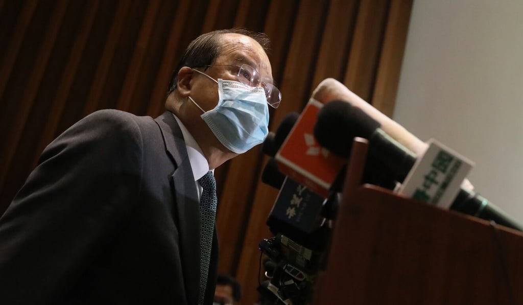 Chief Secretary for Administration Matthew Cheung was one of five city ministers to publicly make the case for Beijing’s planned security law for the city on Sunday. Photo: K.Y. Cheng Chief Secretary for Administration Matthew Cheung was one of five city ministers to publicly make the case for Beijing’s planned security law for the city on Sunday. Photo: K.Y. Cheng