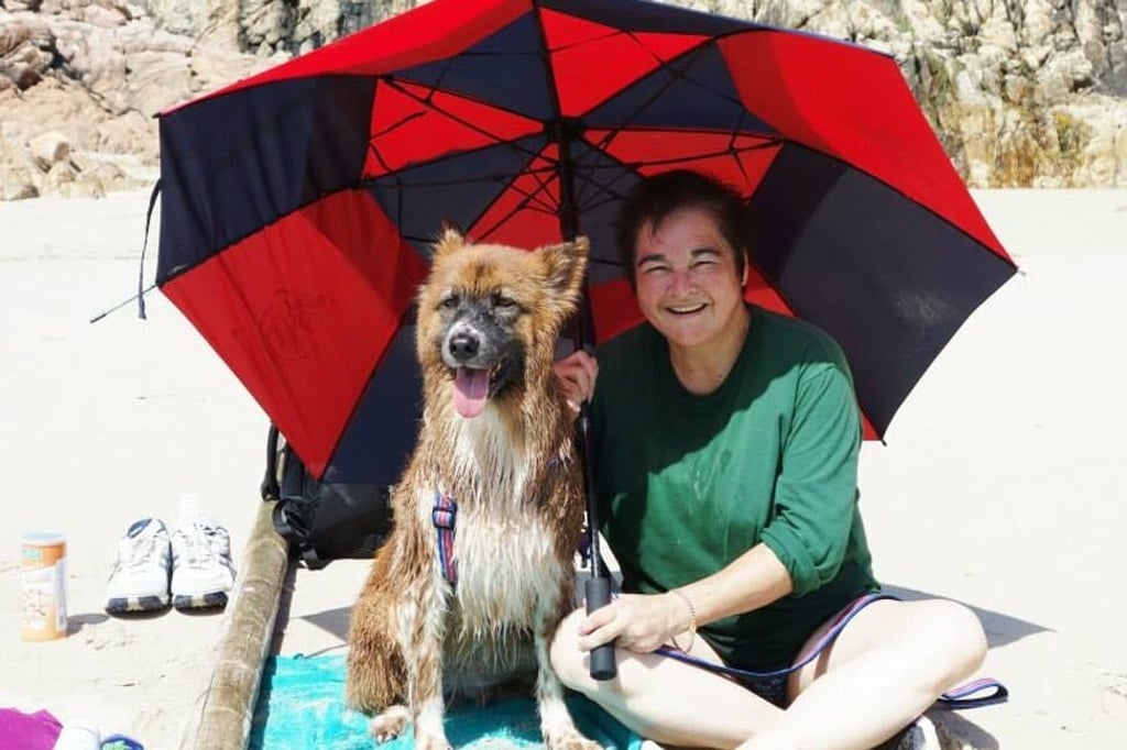 Fenton left her family in Krabi, Thailand on March 21 to look after her dog Zucchi in Hong Kong. Lockdown restrictions mean her family are still in Thailand. Photo: Kim Fenton