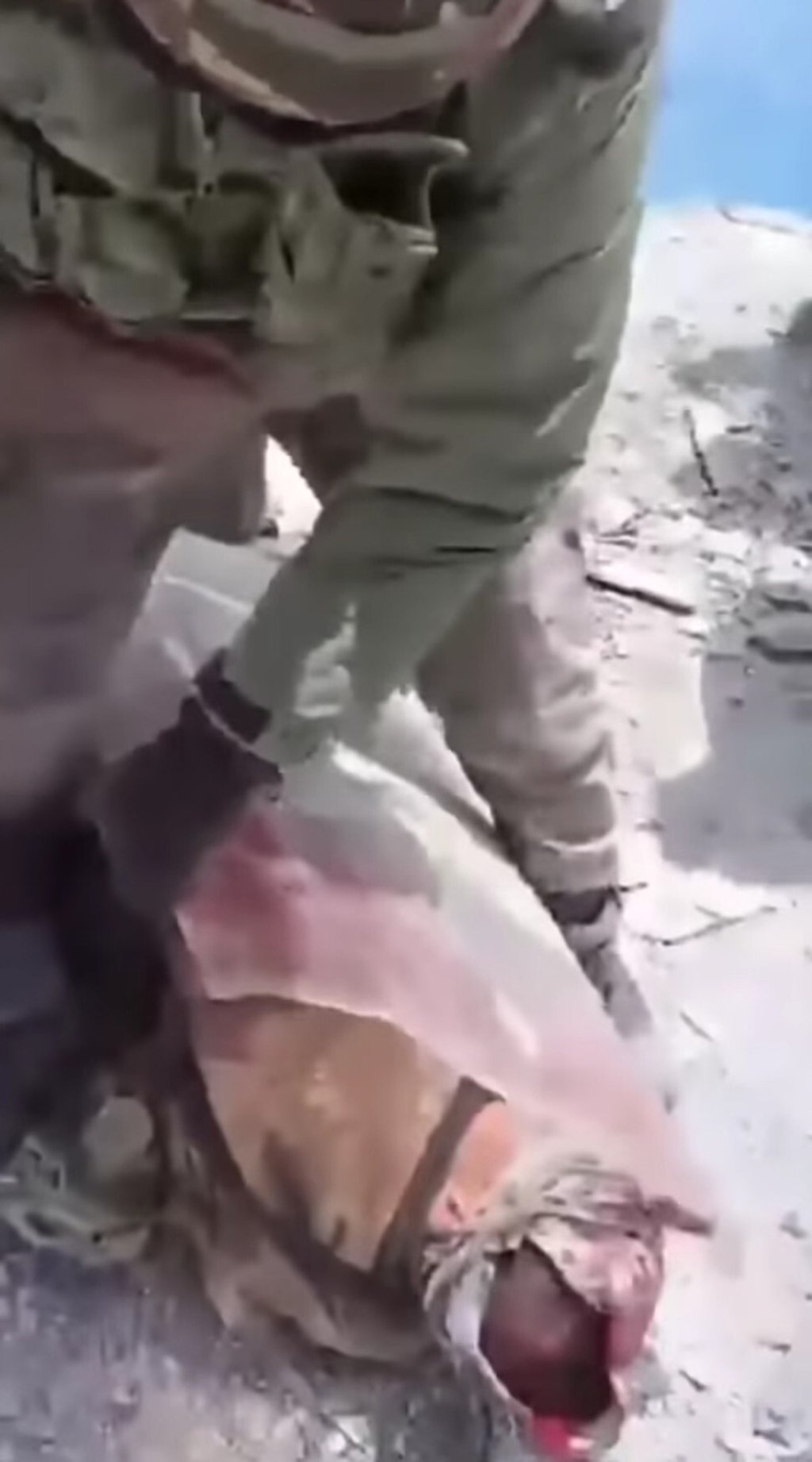 A screen grab of YouTube video in which Indian troops claimed to have captured a Chinese officer, who appeared hurt after a brawl at Pangong Lake in the Himalayas. Photo: Handout