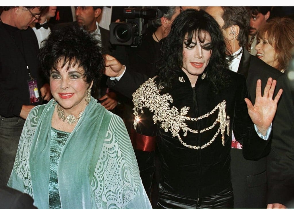 Actress Elizabeth Taylor and singer Michael Jackson in that jacket. Photo: Reuters Actress Elizabeth Taylor and singer Michael Jackson in that jacket. Photo: Reuters