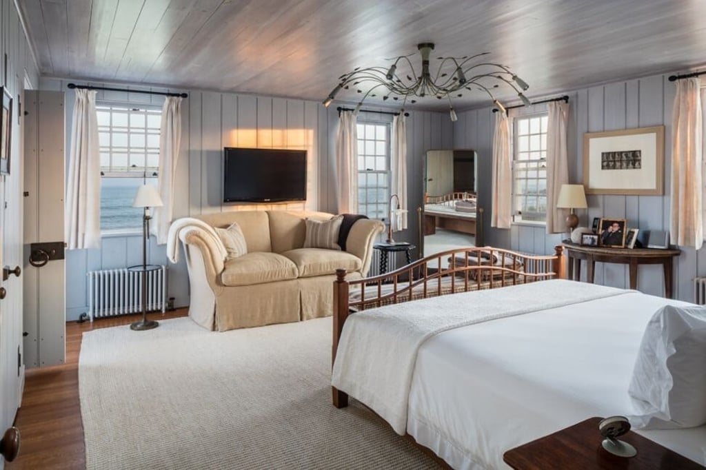 The main house’s master bedroom. Photo: Sotheby’s