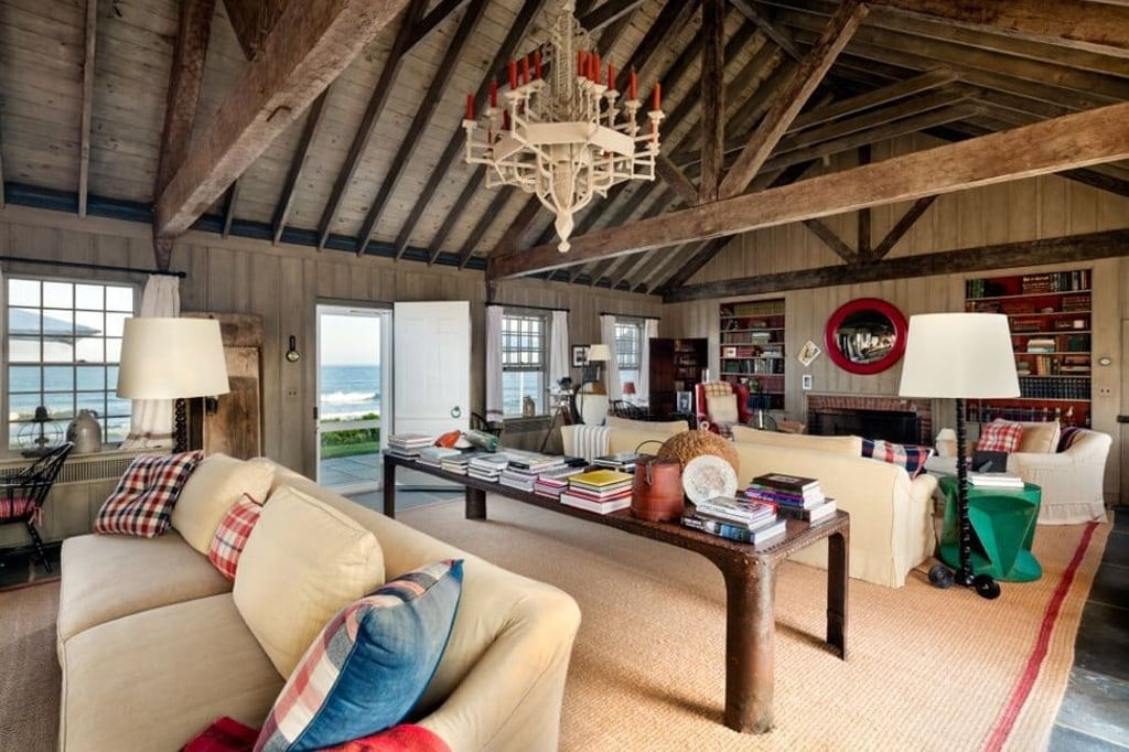 The main house’s living room. Photo: Sotheby’s