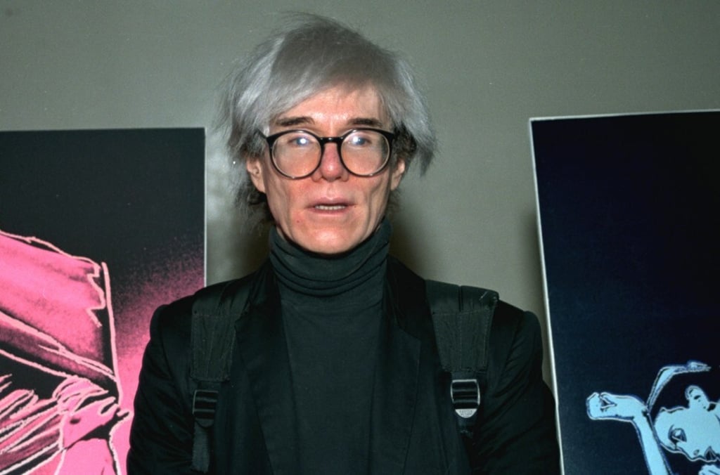 Pop art leader Andy Warhol in 1987. Photo: AP