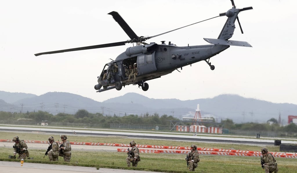 US soldiers at Osan Air Base in Osan, South Korea. Photo: EPA-EFE