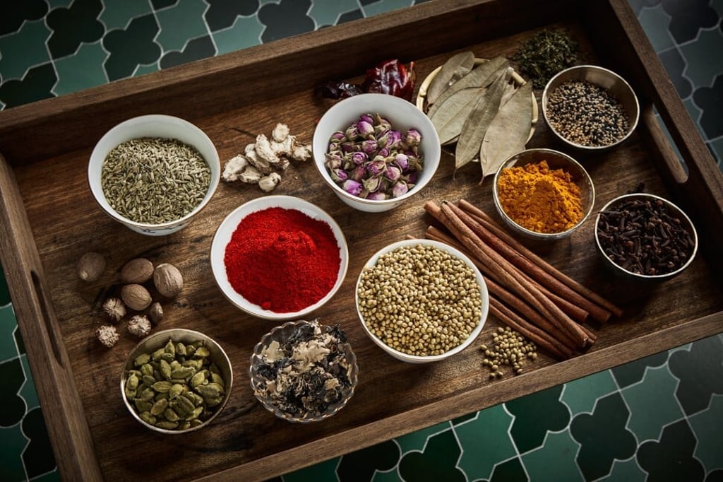 Indian herbs and spices. Photo: Chaat