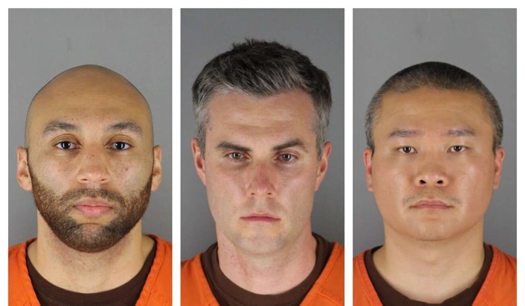 (L-R) Alexander Kueng, Thomas Lane and Tou Thao have been charged with aiding and abetting Derek Chauvin (not pictured), who is charged with second-degree murder of George Floyd. Photo: AP