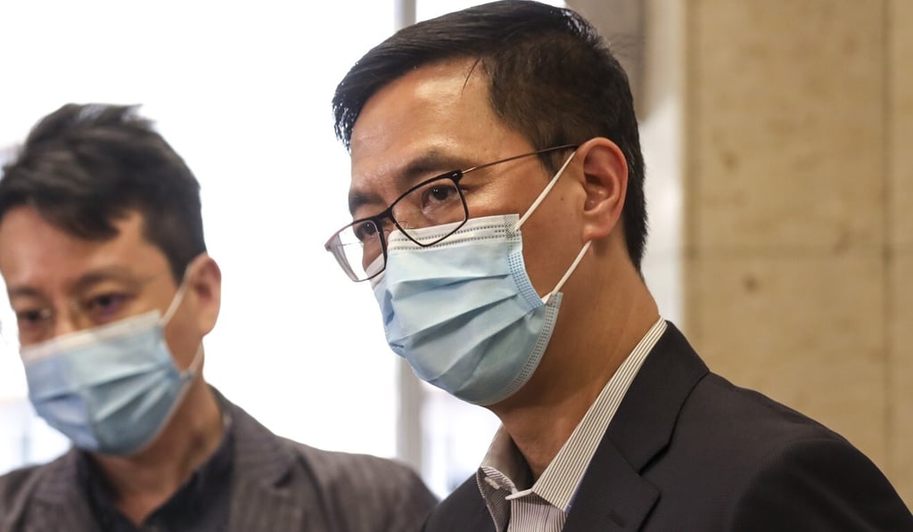 Secretary for Education Kevin Yeung meets the media. Photo: Xiaomei Chen Secretary for Education Kevin Yeung meets the media. Photo: Xiaomei Chen