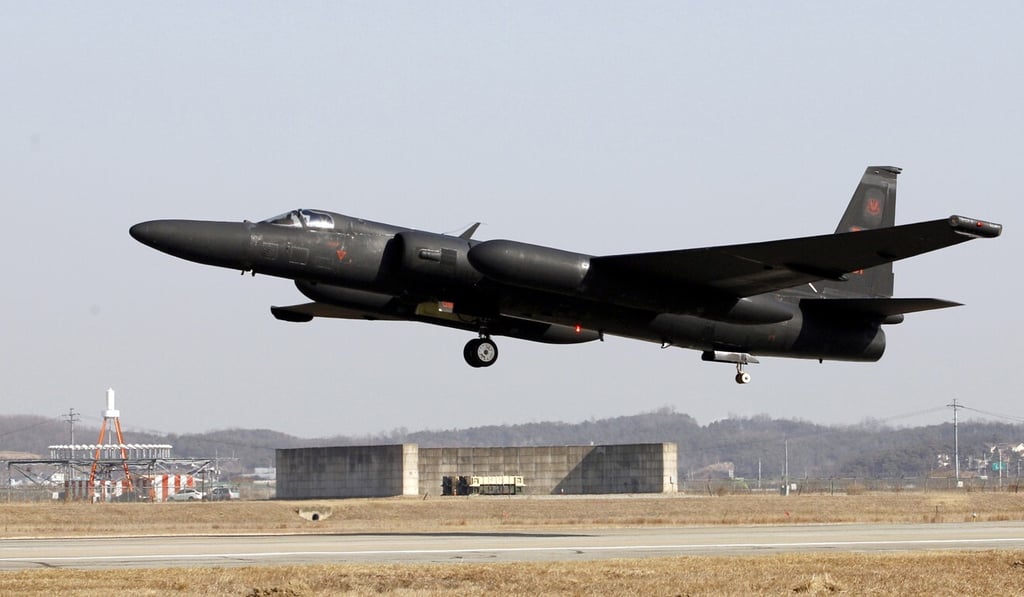 A US Air Force U-2 spy plane taking off from an American airbase near Seoul, South Korea. For nearly 20 years, the Open Skies treaty has allowed unarmed surveillance flights at short notice over member countries. Photo: AP Photo