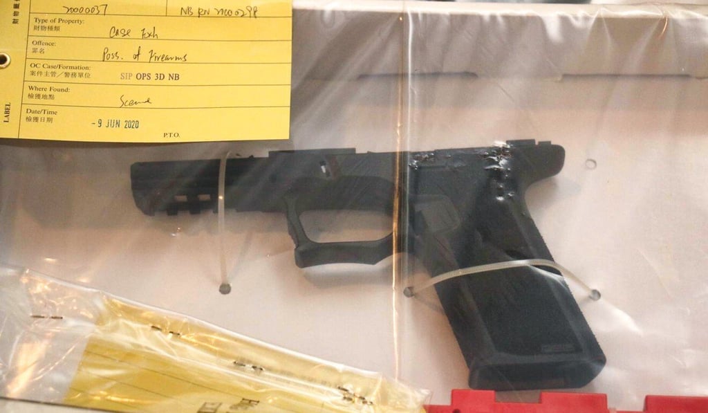 The handgun seized by police. Photo: Handout The handgun seized by police. Photo: Handout