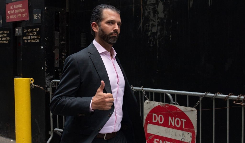 Donald Trump Jnr is entitled to Secret Service protection. File photo: AFP