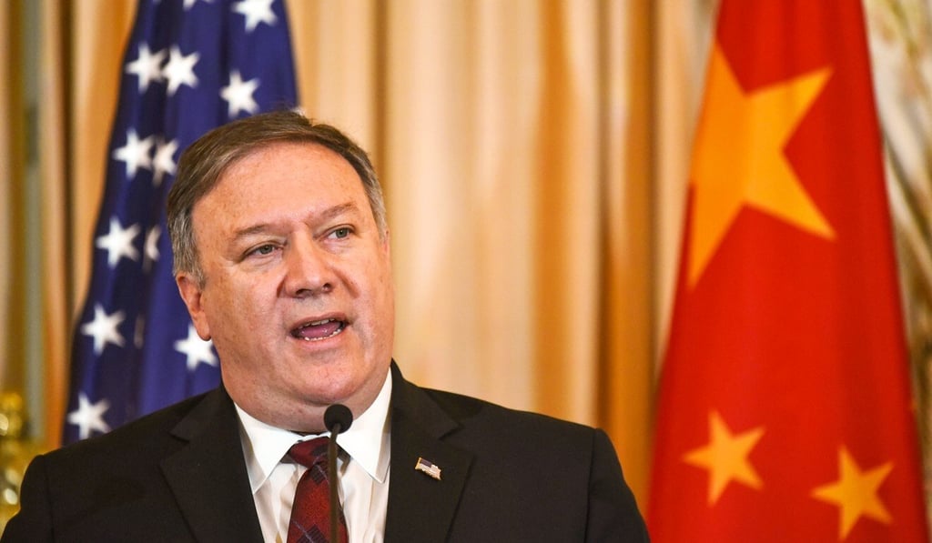 Mike Pompeo criticised HSBC on Wednesday. Photo: AFP