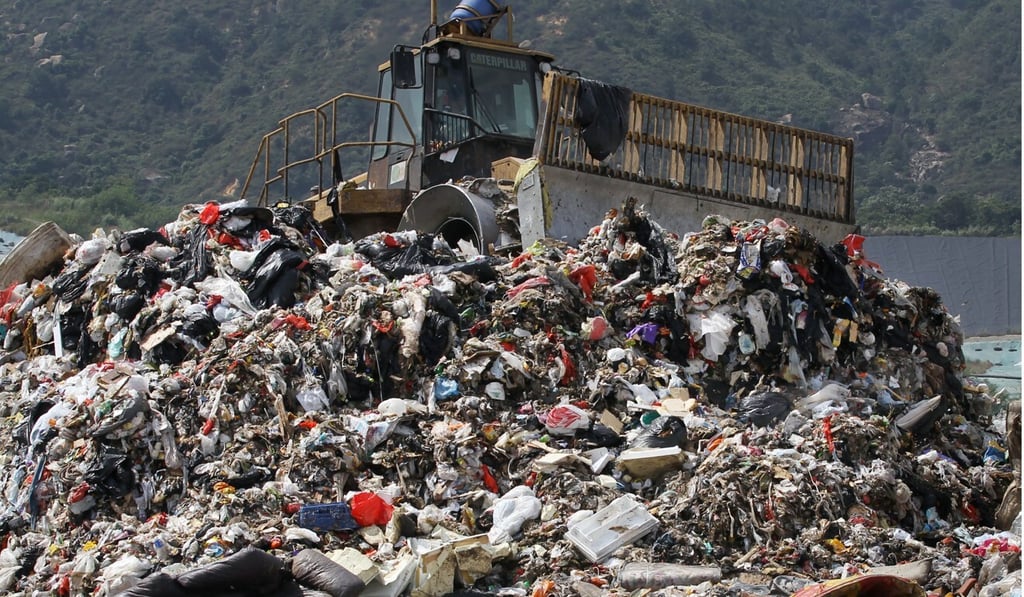 Most of Hong Kong’s waste ends up in landfills. Photo: SCMP