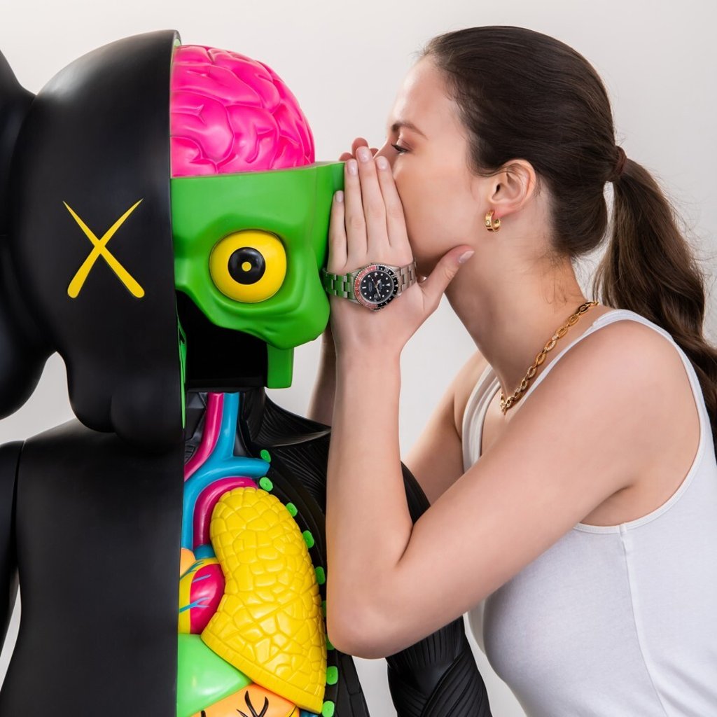 Art collectors had the chance to bid on this Daniel Arsham X APPortfolio, at Phillips Asia's first ever cross-category online auction. Photo: Phillips