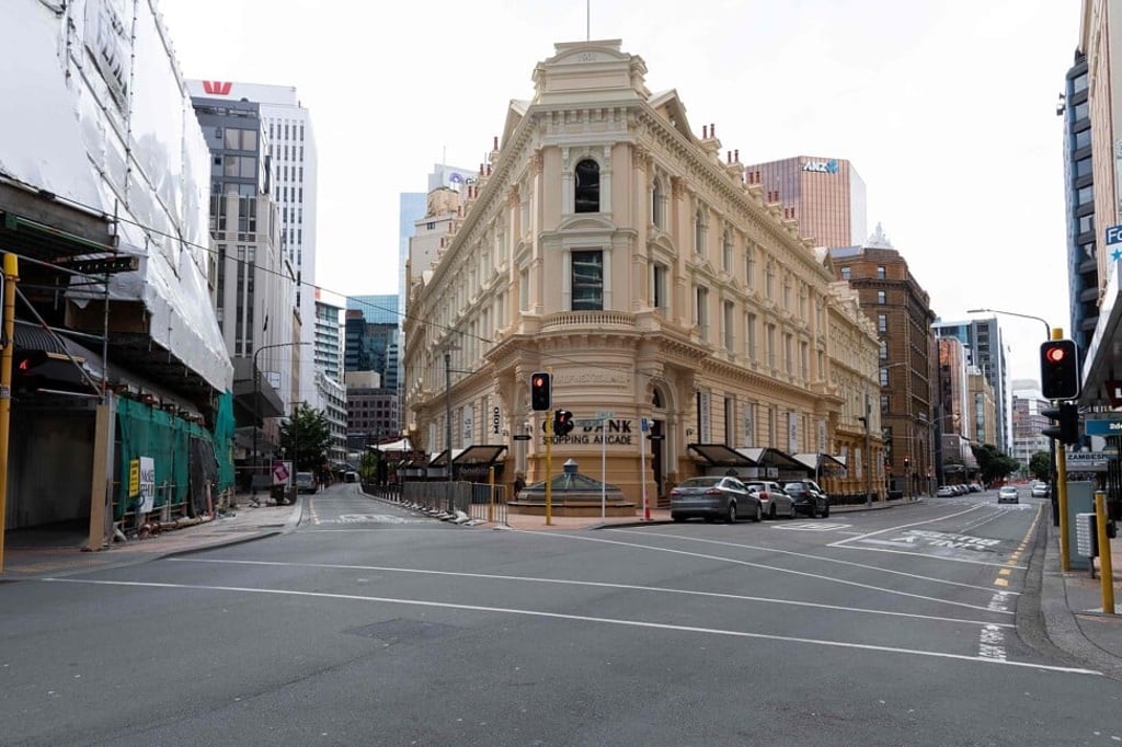 The central business district in Wellington, New Zealand. Photo: AFP