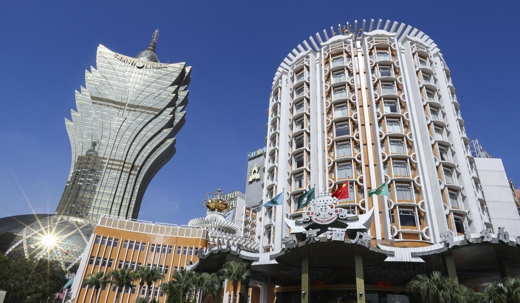 Exterior view of the Grand Lisboa Casino Hotel (left) and Hotel Lisboa in Macau. Both are part of the gambling empire created by Stanley Ho. Photo: Nora Tam Exterior view of the Grand Lisboa Casino Hotel (left) and Hotel Lisboa in Macau. Both are part of the gambling empire created by Stanley Ho. Photo: Nora Tam