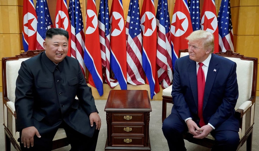 US President Donald Trump meets North Korean leader Kim Jong Un at the demilitarised zone on June 30, 2019. File photo: Reuters US President Donald Trump meets North Korean leader Kim Jong Un at the demilitarised zone on June 30, 2019. File photo: Reuters