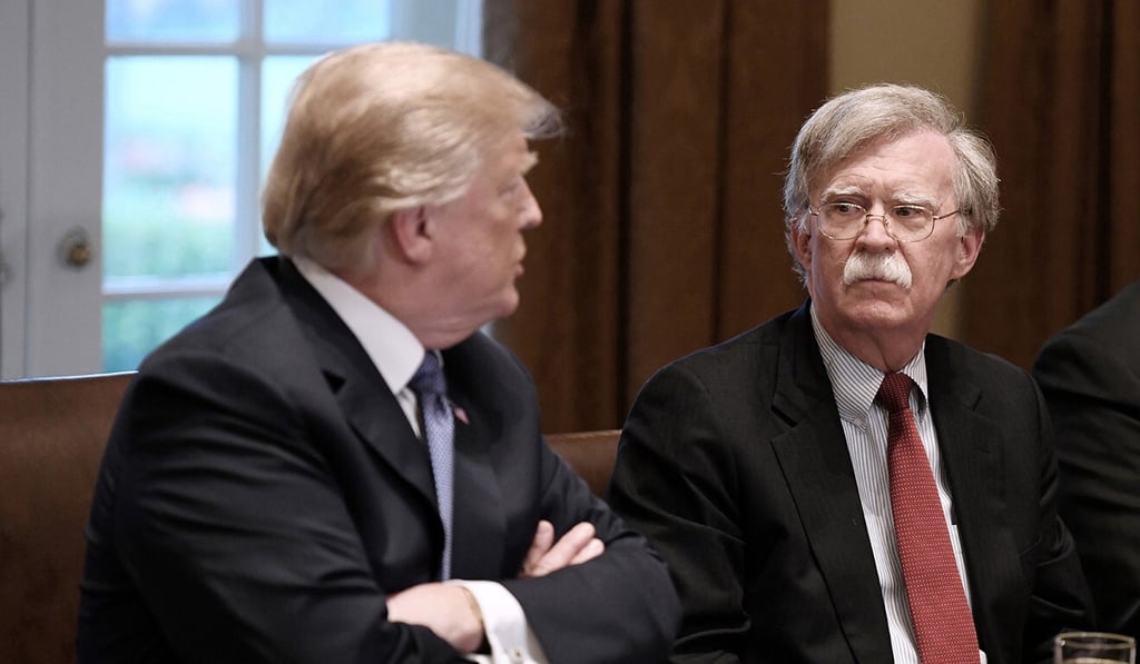 US President Donald Trump warned John Bolton earlier this year not to publish the book. File photo: TNS