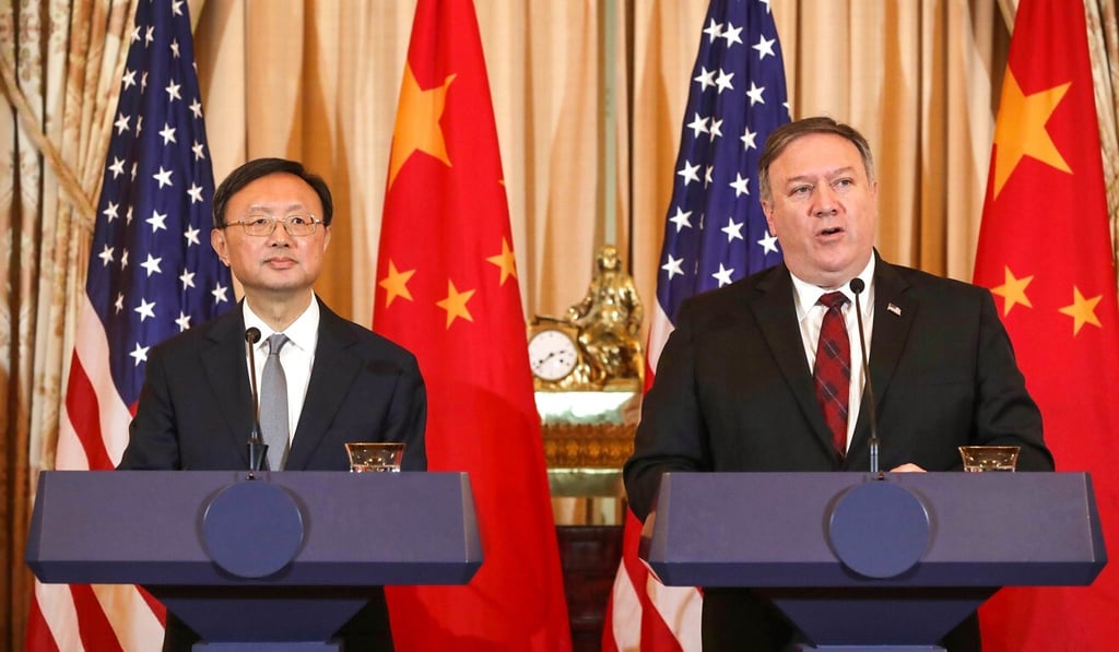 Yang Jiechi and Mike Pompeo are expected to hold talks in Hawaii on Wednesday. Photo: AFP Yang Jiechi and Mike Pompeo are expected to hold talks in Hawaii on Wednesday. Photo: AFP