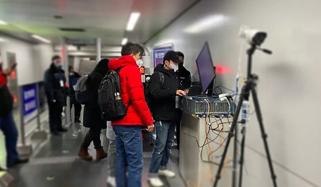 Companies like AI giant Megvii have already introduced AI fever detection systems in some subway stations in Beijing. (Picture: Megvii)