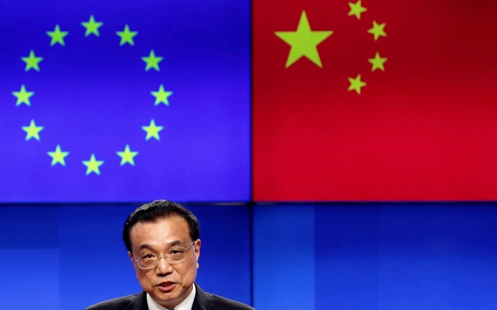 Chinese Premier Li Keqiang speaks at a joint news conference after the EU-China summit in Brussels, Belgium, in 2019. Photo: Reuters