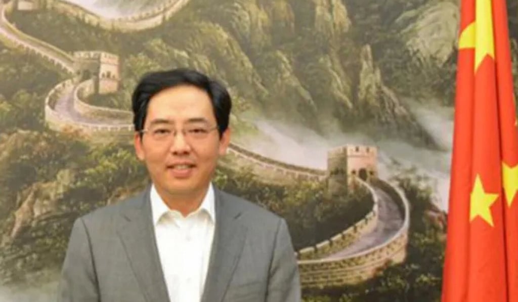 Chinese ambassador to Singapore Hong Xiaoyong accused the US defence secretary of trying to “cause friction between major powers and add to the tension in the region”. Photo: Weibo