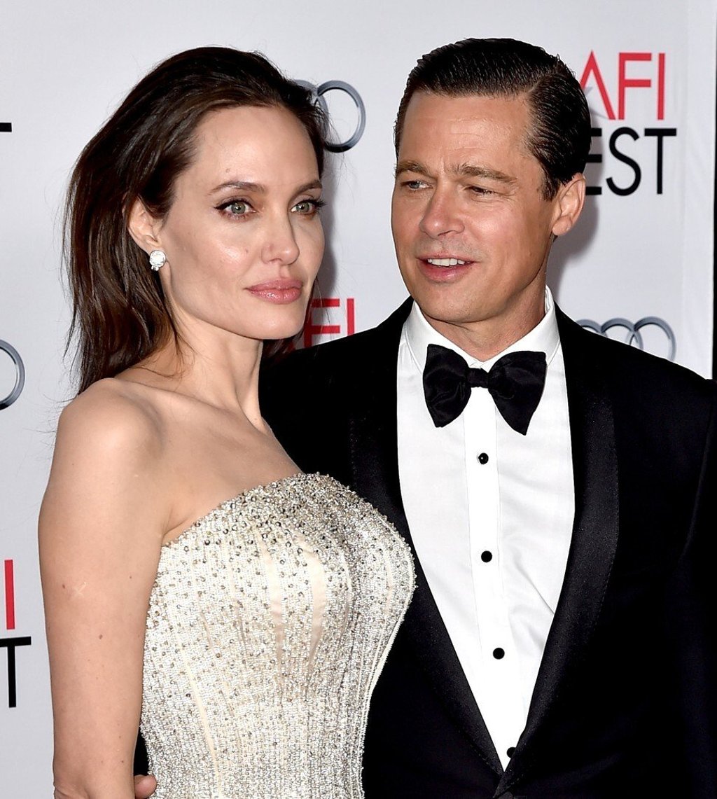 Angelina Jolie and Brad Pitt. Photo: AFP