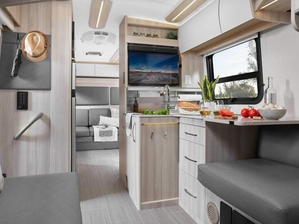 2021 Wonder Rear Lounge. Photo: Leisure Travel Vans