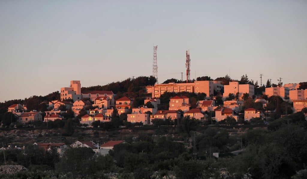 The Israeli settlement of Efrat, on the southern outskirts of Bethlehem in the occupied West Bank. Photo: AFP