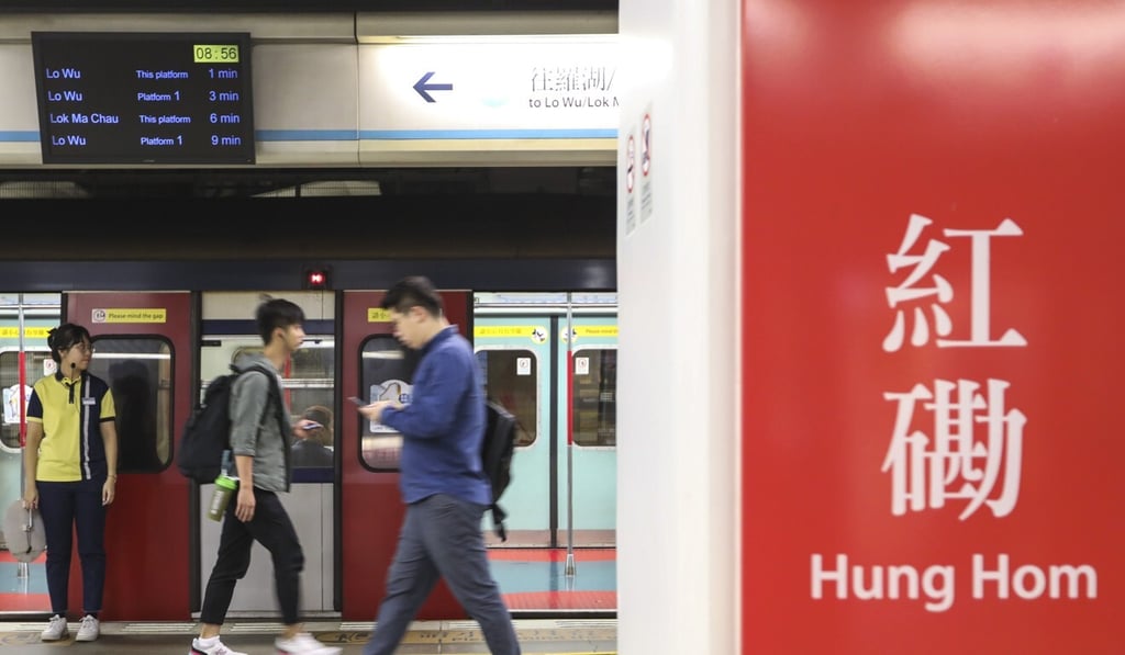 Despite the early morning close call, services on the MTR’s West Rail Line were not affected on Monday. Photo: Nora Tam Despite the early morning close call, services on the MTR’s West Rail Line were not affected on Monday. Photo: Nora Tam