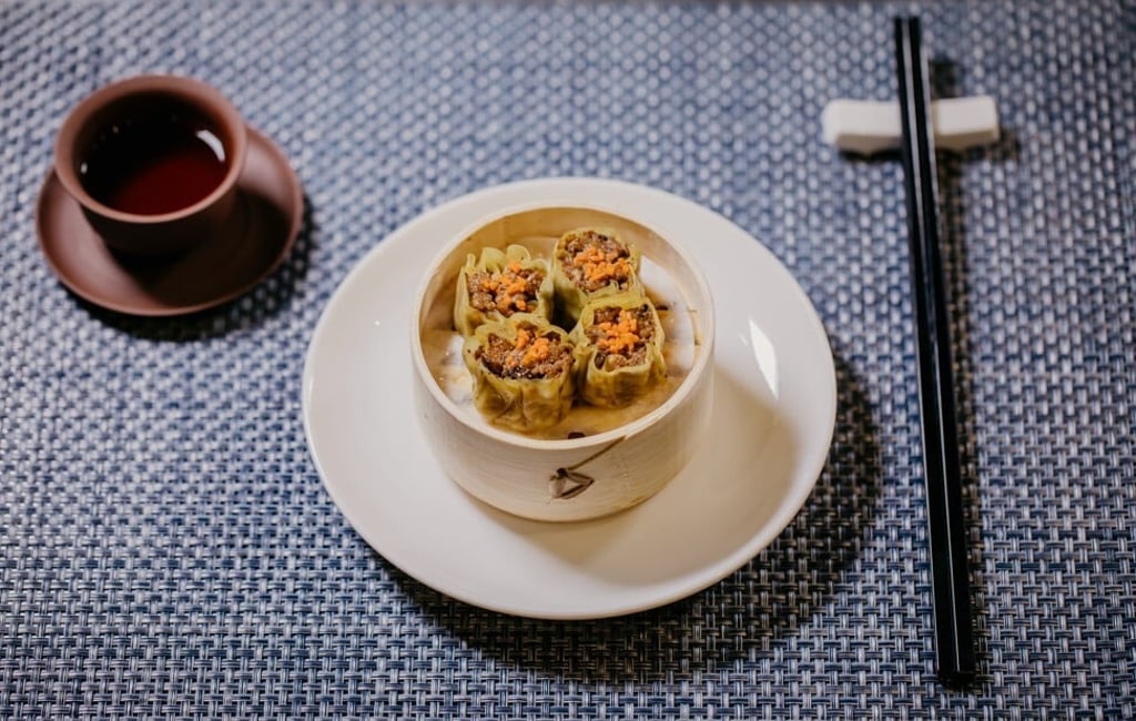 Shiok Meats’ cell-grown ‘shrimp’ dumplings. Photo: Shiok Meats Shiok Meats’ cell-grown ‘shrimp’ dumplings. Photo: Shiok Meats
