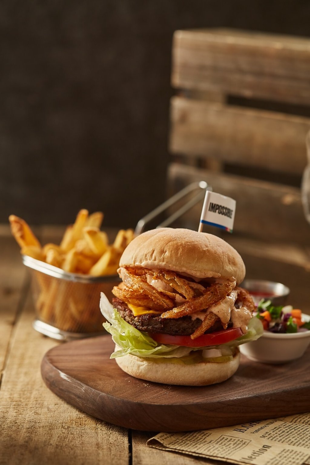 The burger is the acid test for many looking for a meat replacement. Photo: Impossible Foods The burger is the acid test for many looking for a meat replacement. Photo: Impossible Foods