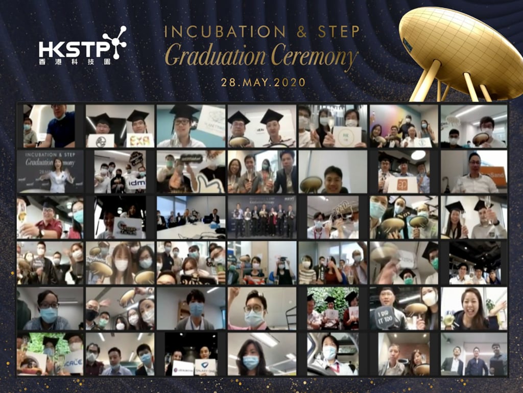Amid the continuing Covid-19 pandemic, HKSTP held its first-ever Virtual Incubation Graduation Ceremony online to celebrate the graduation of a record 108 start-ups.
