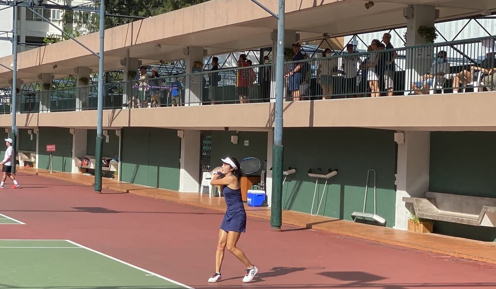 Only CRC members were allowed to watch matches because of strict group gathering rules still being enforced. Photo: Chan Kin-wa