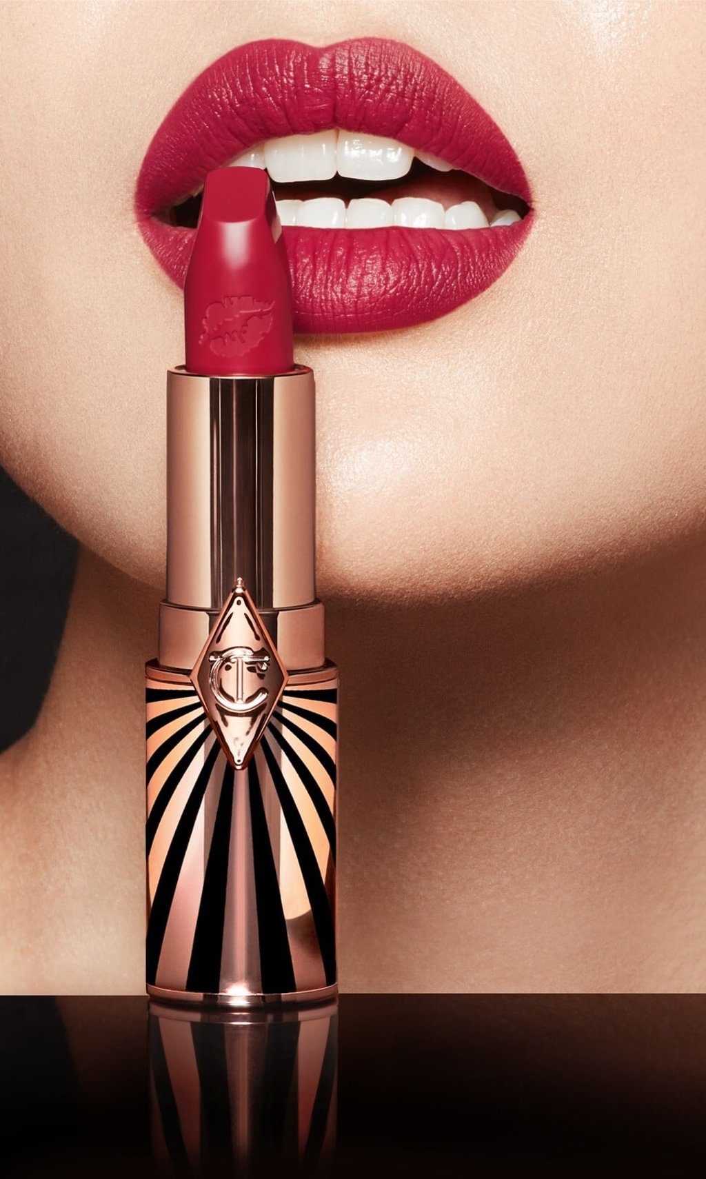 Charlotte Tilbury Amazing Amal lipstick.