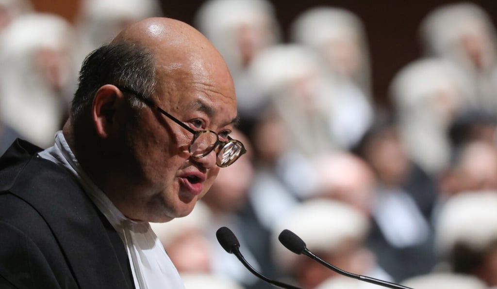 Chief Justice Geoffrey Ma has said foreign judges should not be excluded for the appointment list. Photo: Sam Tsang Chief Justice Geoffrey Ma has said foreign judges should not be excluded for the appointment list. Photo: Sam Tsang