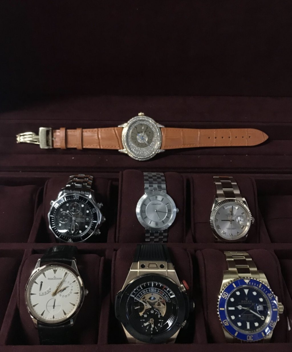 Jeff Meng’s watch collection.