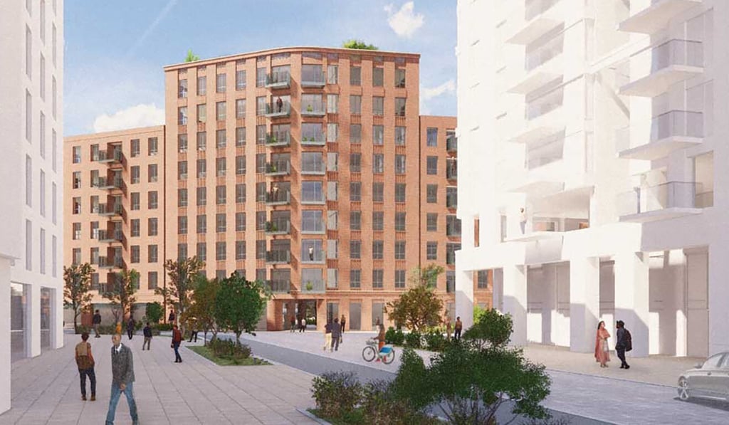 An artist’s impression of a boulevard in Convoys Wharf. Photo: Convoys Wharf An artist’s impression of a boulevard in Convoys Wharf. Photo: Convoys Wharf