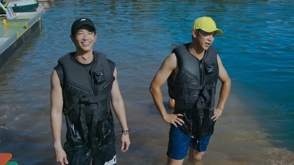 Jasper Liu (left) and Lee Seung-gi travel together in Netflix's Twogether. Photo: Netflix