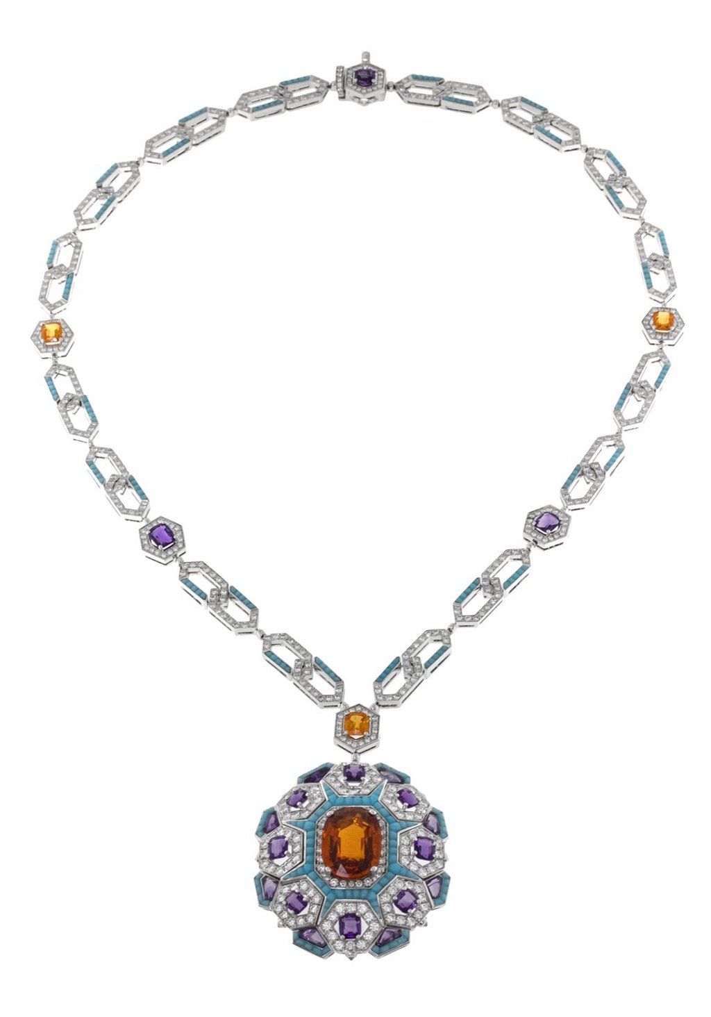 Bulgari Cinemagia High Jewellery necklace. Photo: Bulgari Bulgari Cinemagia High Jewellery necklace. Photo: Bulgari