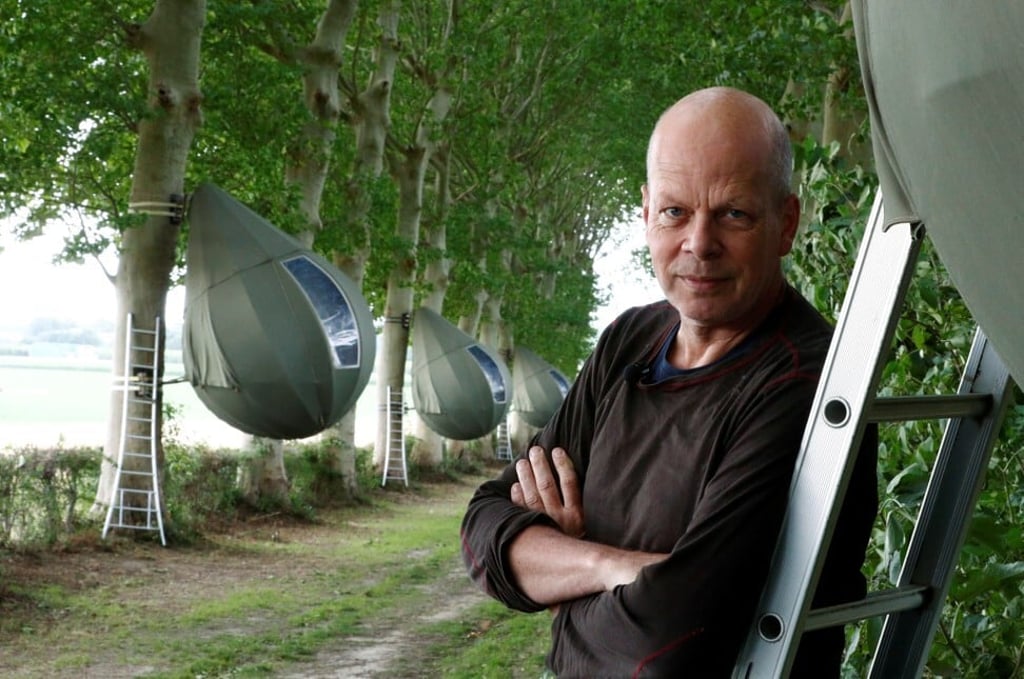 Dutch artist Dre Wapenaar came up with the unusual tents. Photo: Reuters
