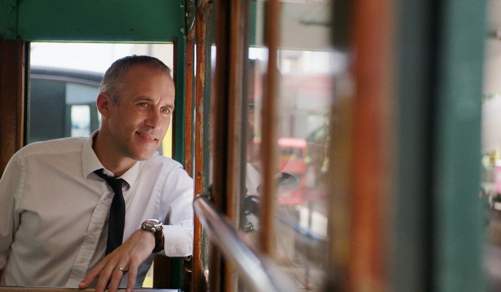 Cyril Aubin, managing director of Hong Kong Tramways, enjoys riding on the city’s trams on his way to work every morning.