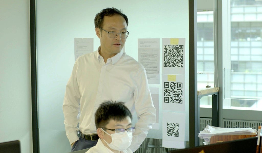 Arthur Chan, CEO of Hong Kong-based company Compathnion Technology, saw an opportunity for his company to play a part in containing the coronavirus spread when the government announced the quarantine policy in February. Photo: SCMP