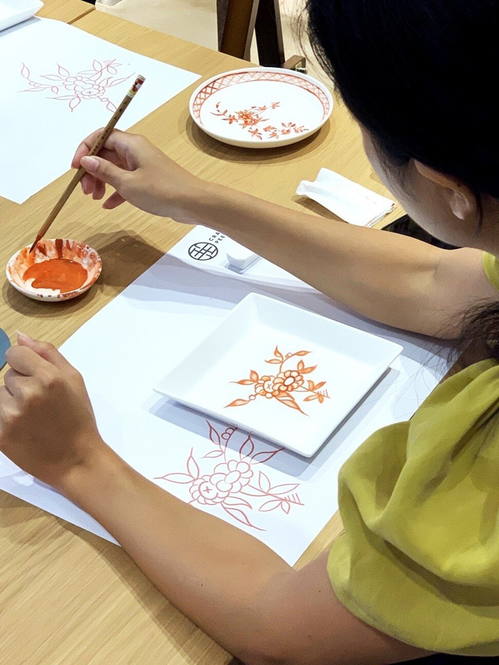 A Canton porcelain workshop. Photo: courtesy of Crafts on Peel