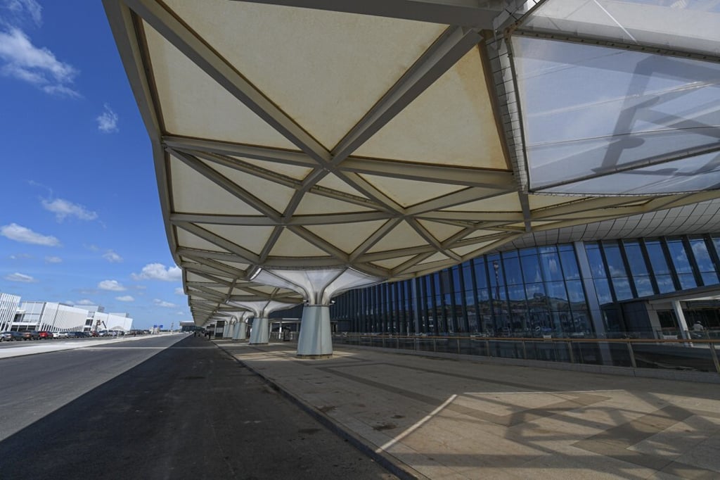 Terminal 2 of the second phase of the Haikou Meilan International Airport expansion project in Haikou on July 6, 2020. Photo: Xinhua Terminal 2 of the second phase of the Haikou Meilan International Airport expansion project in Haikou on July 6, 2020. Photo: Xinhua