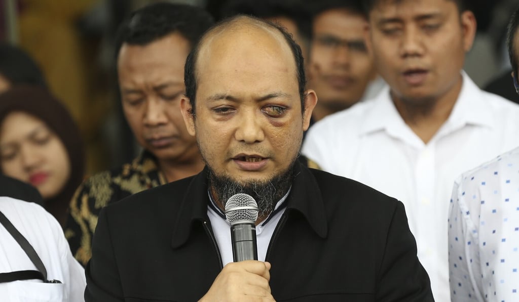 Indonesian Corruption Eradication Commission investigator Novel Baswedan. Photo: AP Indonesian Corruption Eradication Commission investigator Novel Baswedan. Photo: AP