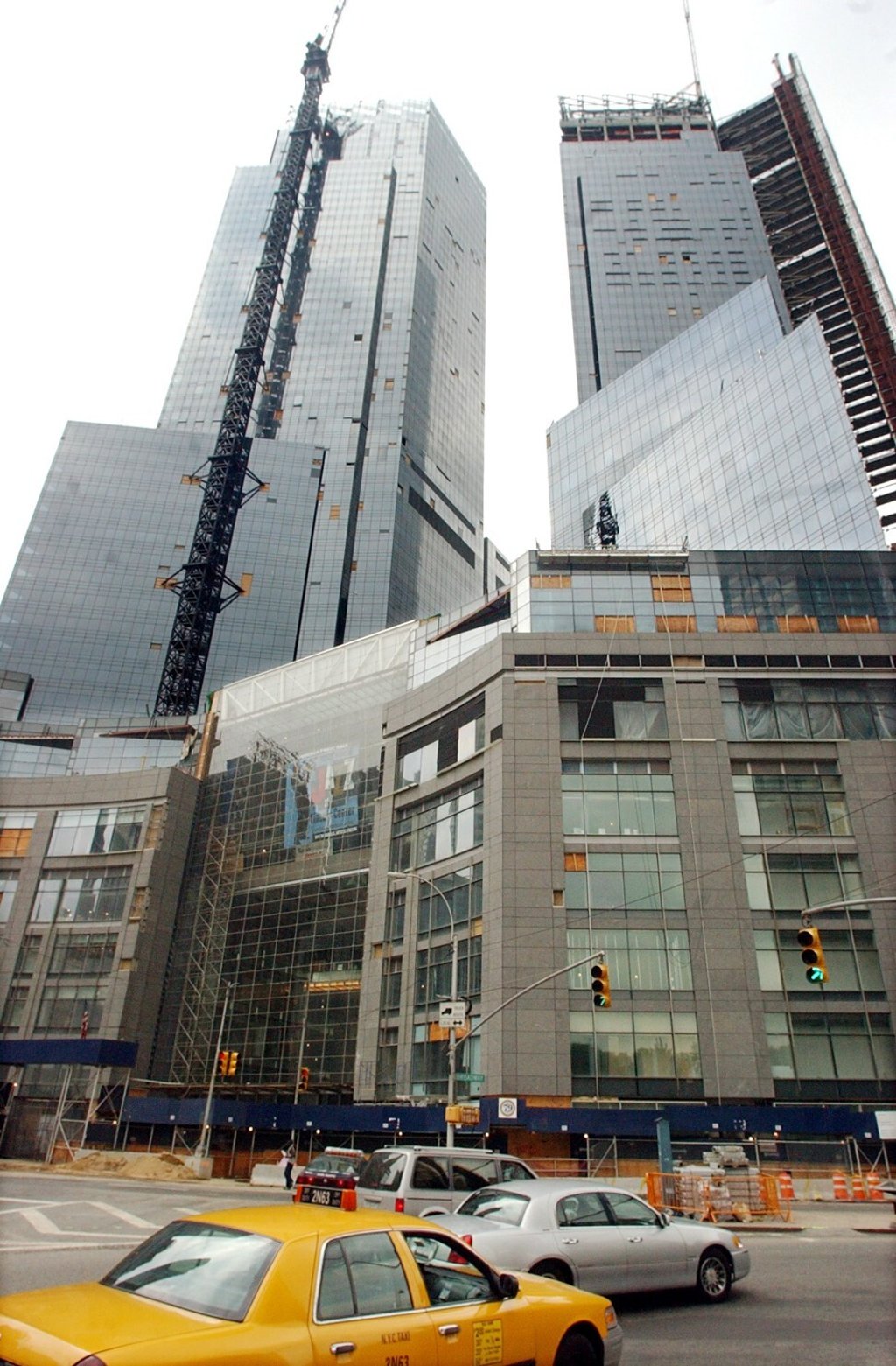 The twin-tower AOL Time Warner Centre in New York. Photo: AP The twin-tower AOL Time Warner Centre in New York. Photo: AP