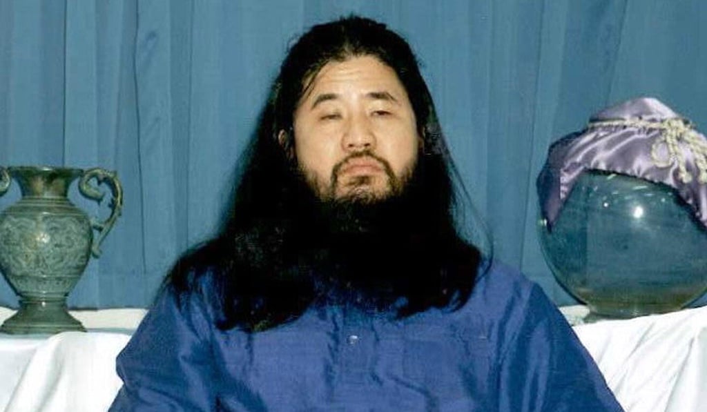 Shoko Asahara, leader of the doomsday Aum Shinrikyo cult, pictured in 1990. Photo: AFP