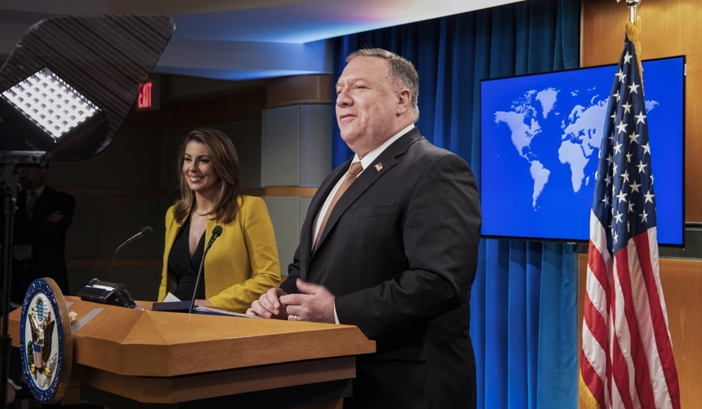 US Secretary of State Mike Pompeo issued a statement calling Beijing’s maritime claims unlawful. Photo: US Department of State/DPA
