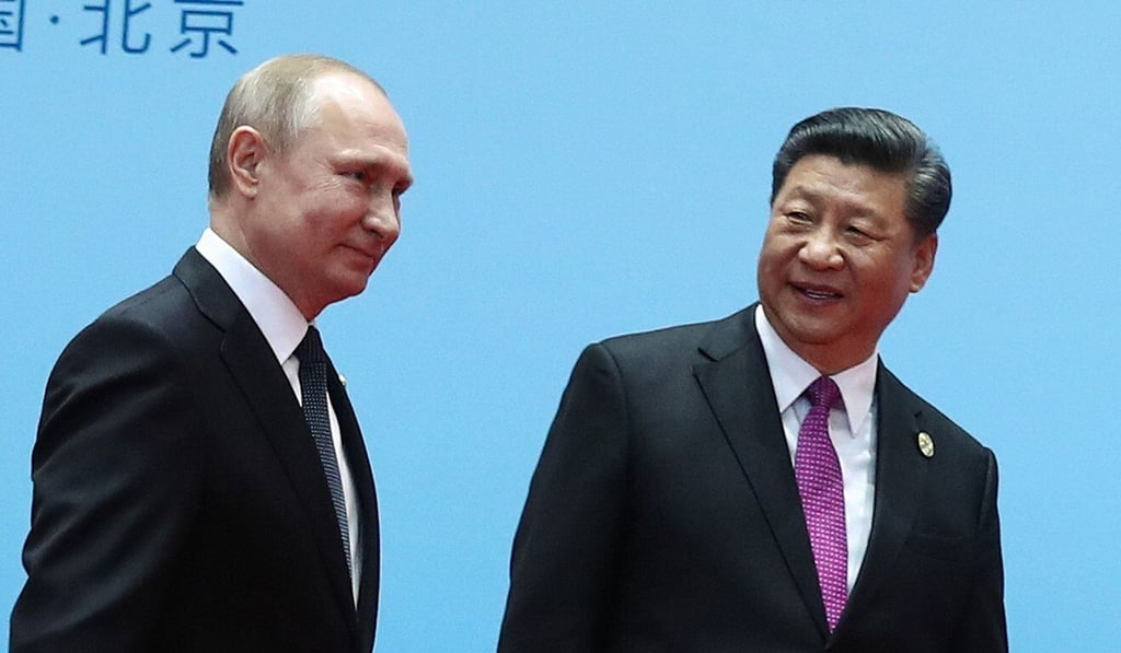 Presidents Xi Jinping and Vladimir Putin pledged to strengthen the strategic partnership between China and Russia. Photo: AFP